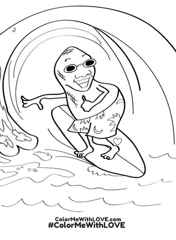 Color Me With LOVE Digital Download Coloring Book - PeanutDude.com